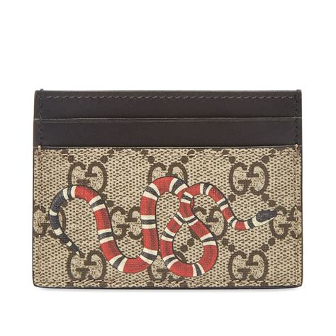 lv gucci snake|Gucci snake cardholder.